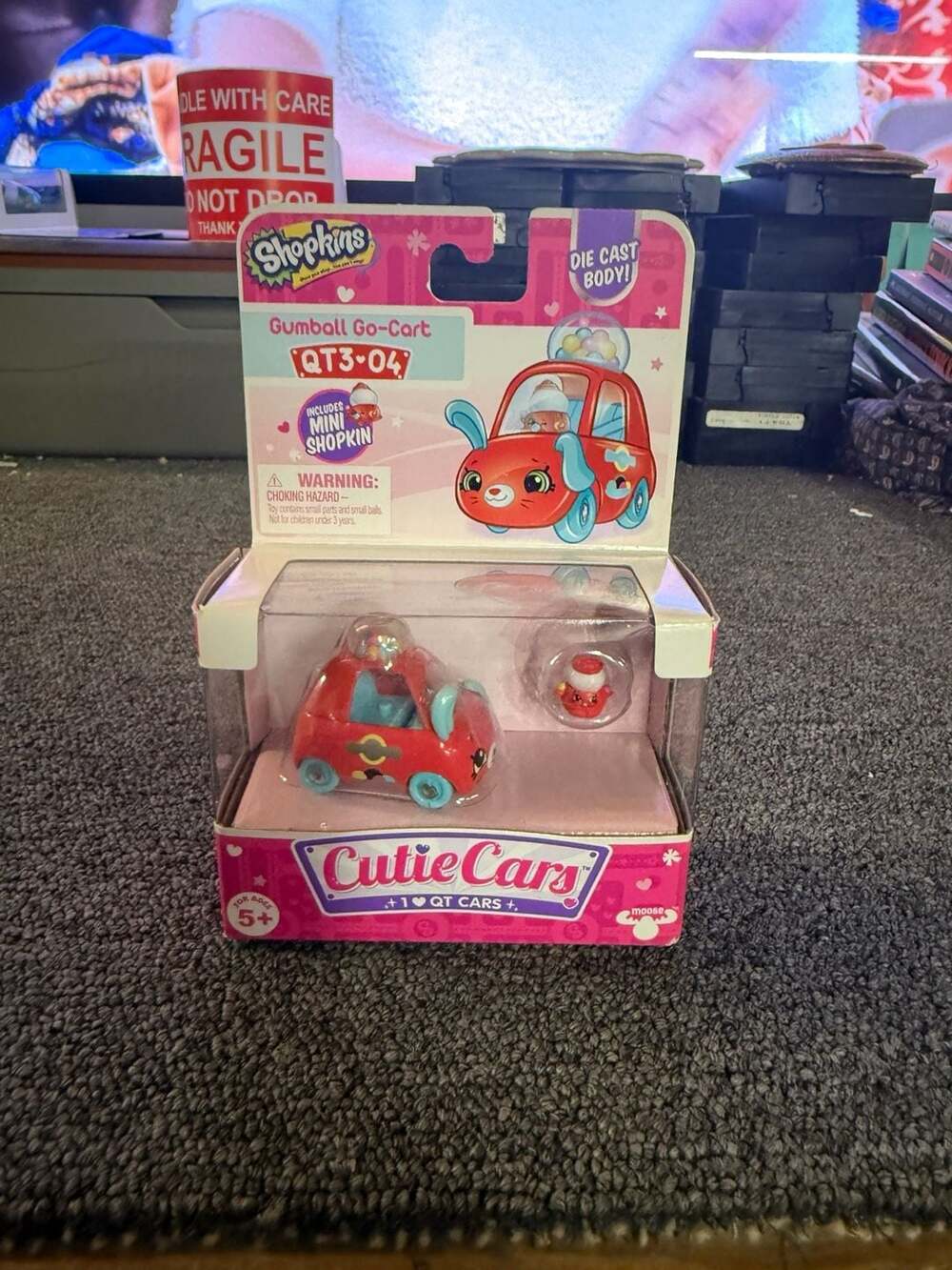 Shopkins Cutie Cars QT3-04 Gumball Go-Cart Series 3 Die Cast Body